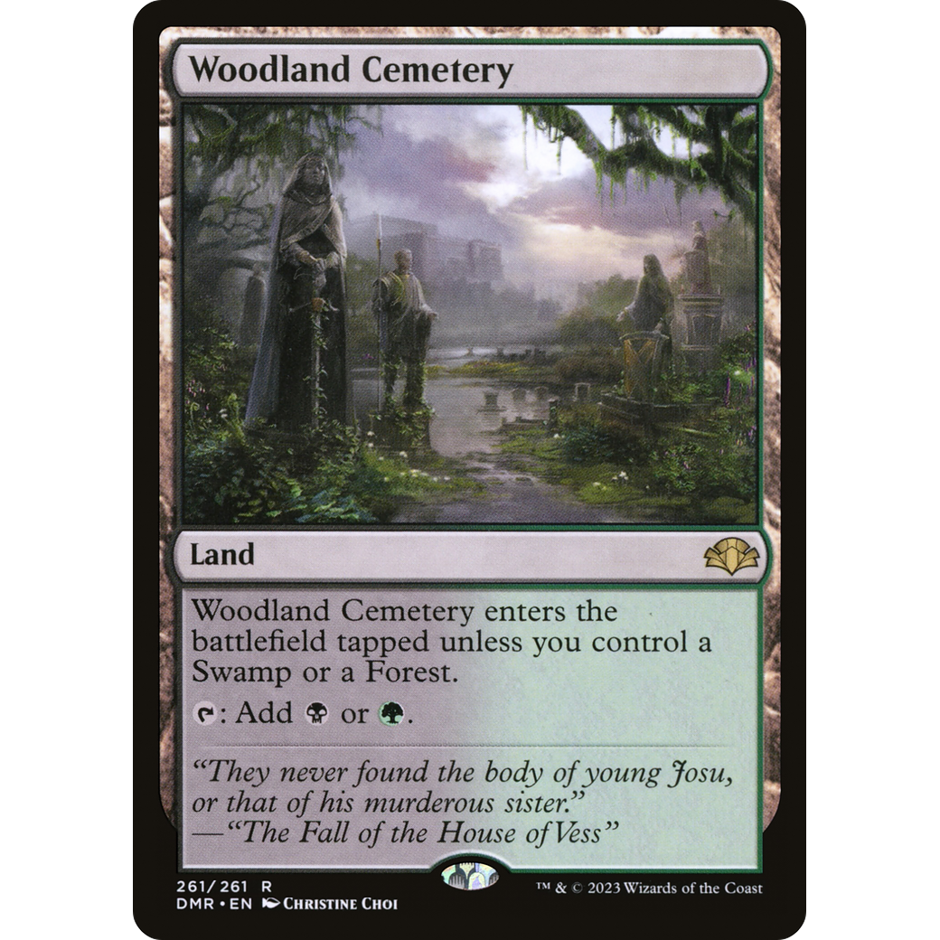 Woodland Cemetery (DMR-261) - Dominaria Remastered