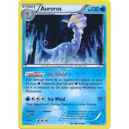 Aurorus - 26/111 (Cosmos Holo) 26 - Miscellaneous Cards & Products Holofoil