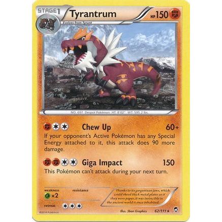 Tyrantrum - 62/111 (Cosmos Holo) 62 - Miscellaneous Cards & Products Holofoil