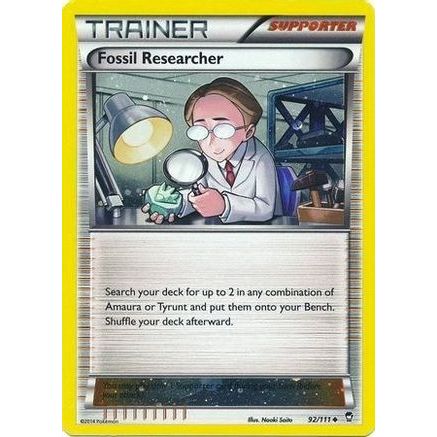 Fossil Researcher - 92/111 (Cosmos Holo) 92 - Miscellaneous Cards & Products Holofoil