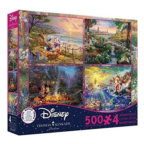 Puzzle: 4 in 1 Disney Collection 500pc (