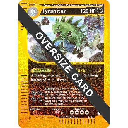 Tyranitar - 3/12 3 - Jumbo Cards Reverse Holofoil