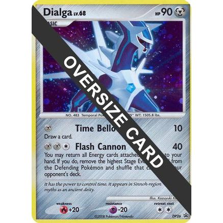 Dialga - DP26 (DP Black Star Promo) DP26 - Jumbo Cards Holofoil
