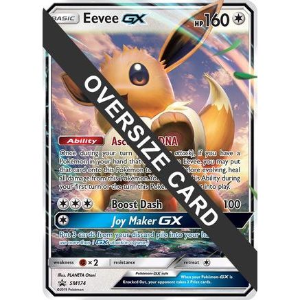 Eevee GX - SM174 (SM Black Star Promo) SM174 - Jumbo Cards