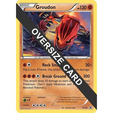 Groudon - XY52 (XY Black Star Promo) XY52 - Jumbo Cards Holofoil