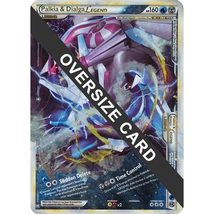 Palkia & Dialga Legends - 101/102 + 102/102 (Single Oversized Promo) 101 - Jumbo Cards Holofoil
