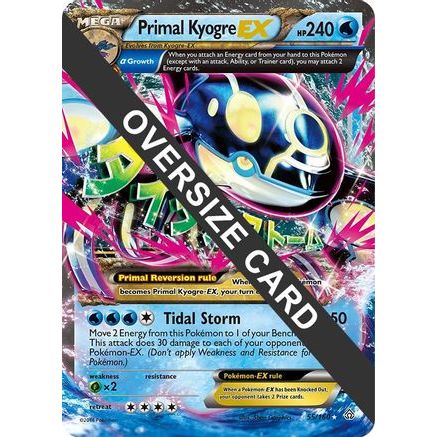 Primal Kyogre EX - 55/160 55 - Jumbo Cards Holofoil
