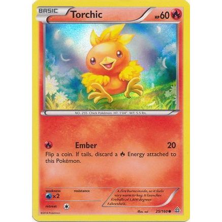Torchic - 25/160 (Sheen Holo) 25 - Miscellaneous Cards & Products Holofoil