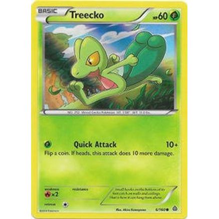 Treecko - 6/160 (Sheen Holo) 6 - Miscellaneous Cards & Products Holofoil