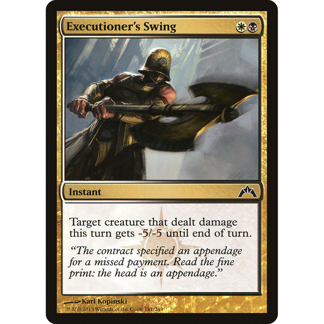 Executioner's Swing (GTC-161) - Gatecrash