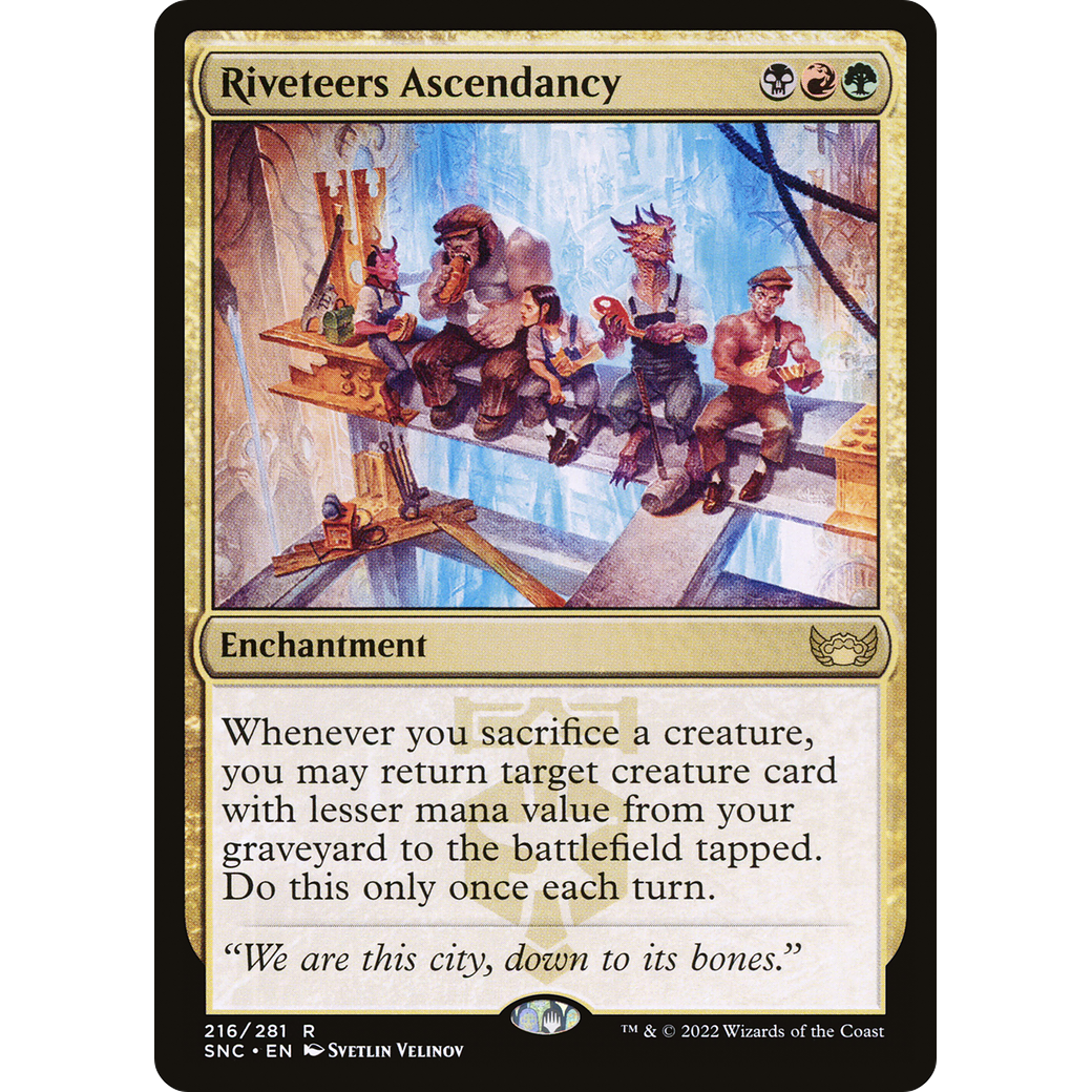Riveteers Ascendancy (SNC-216) - Streets of New Capenna Foil