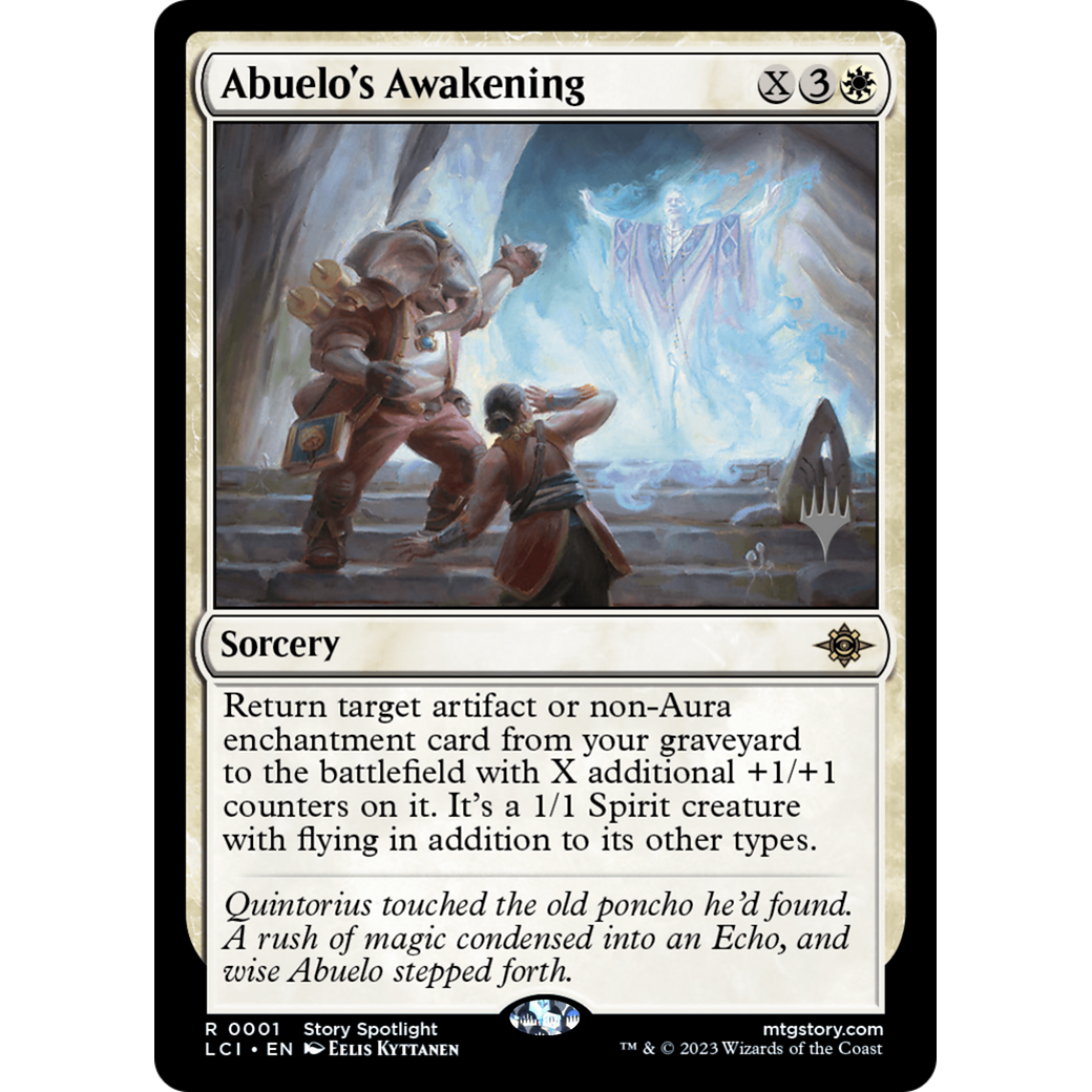 Abuelo's Awakening (PPLCI-01P) - The Lost Caverns of Ixalan Promos Foil