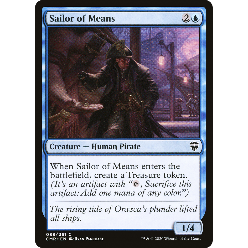 Sailor of Means (CMR-088) - Commander Legends Foil