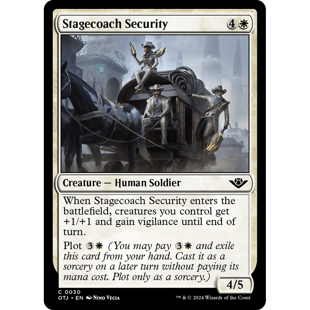 Stagecoach Security (OTJ-030) - Outlaws of Thunder Junction Foil