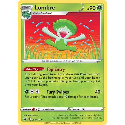 Lombre 8/192 - SWSH02 Rebel Clash