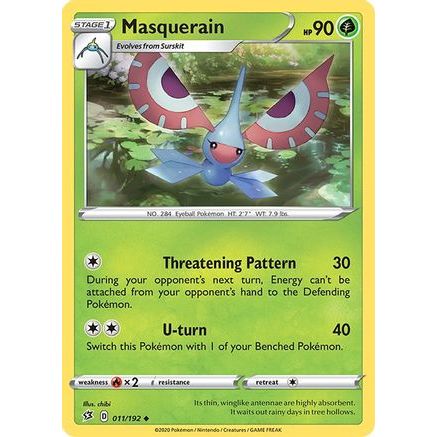 Masquerain 11/192 - SWSH02 Rebel Clash Reverse Holofoil