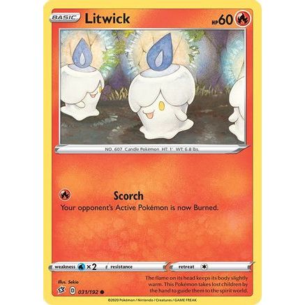 Litwick 31/192 - SWSH02 Rebel Clash
