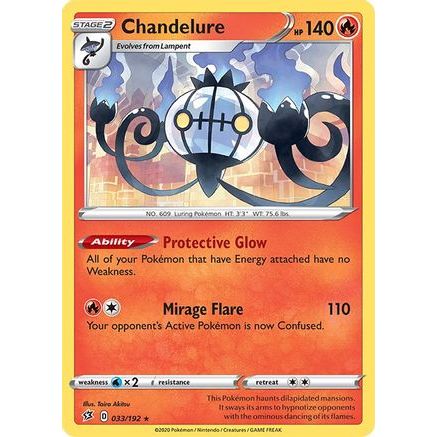Chandelure 33/192 - SWSH02 Rebel Clash Holofoil