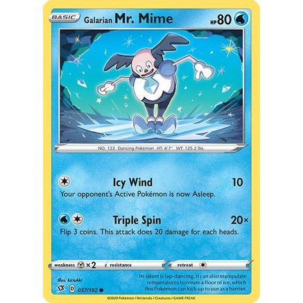 Galarian Mr. Mime 37/192 - SWSH02 Rebel Clash
