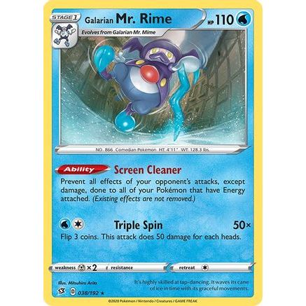 Galarian Mr. Rime 38/192 - SWSH02 Rebel Clash