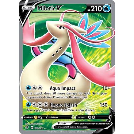Milotic V (Full Art) 179/192 - SWSH02 Rebel Clash Holofoil