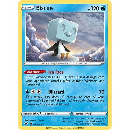 Eiscue 54/192 - SWSH02 Rebel Clash Holofoil