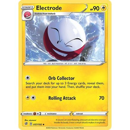 Electrode 57/192 - SWSH02 Rebel Clash Reverse Holofoil
