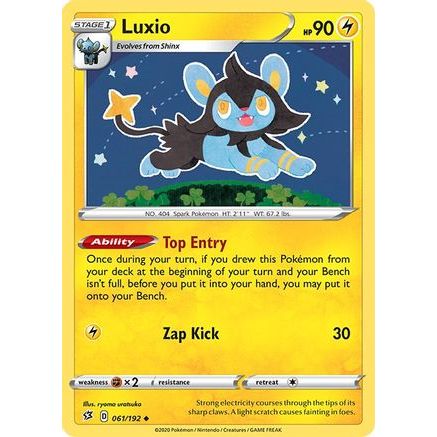 Luxio 61/192 - SWSH02 Rebel Clash Reverse Holofoil