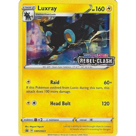 Luxray - SWSH023 (Prerelease) SWSH023/307 - SWSH Sword & Shield Promo Cards Holofoil