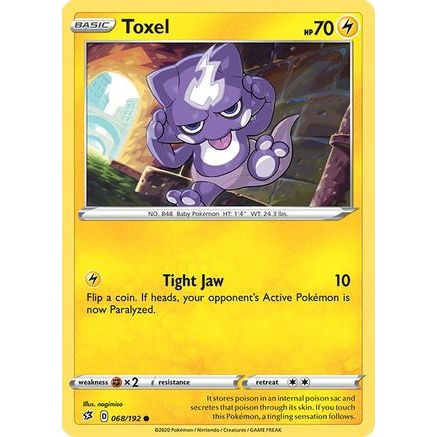 Toxel 68/192 - SWSH02 Rebel Clash Reverse Holofoil