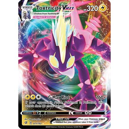 Toxtricity VMAX 71/192 - SWSH02 Rebel Clash Holofoil