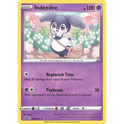 Indeedee 88/192 - SWSH02 Rebel Clash