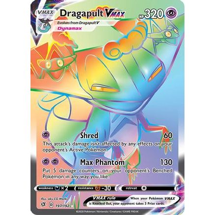Dragapult VMAX (Secret) 197/192 - SWSH02 Rebel Clash Holofoil
