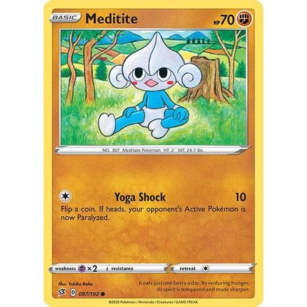 Meditite 97/192 - SWSH02 Rebel Clash