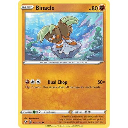 Binacle 103/192 - SWSH02 Rebel Clash