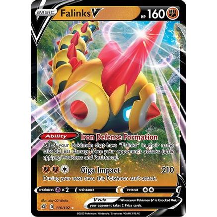 Falinks V 110/192 - SWSH02 Rebel Clash Holofoil