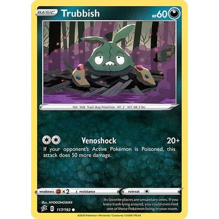 Trubbish 117/192 - SWSH02 Rebel Clash