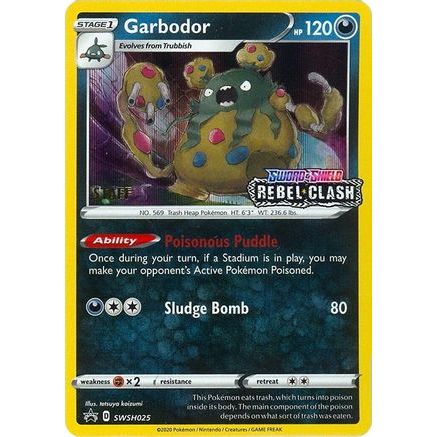 Garbodor - SWSH025 (Prerelease) [Staff] SWSH025 - SWSH Sword & Shield Promo Cards Holofoil