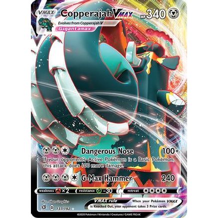 Copperajah VMAX 137/192 - SWSH02 Rebel Clash Holofoil