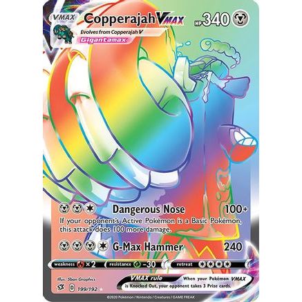 Copperajah VMAX (Secret) 199/192 - SWSH02 Rebel Clash Holofoil
