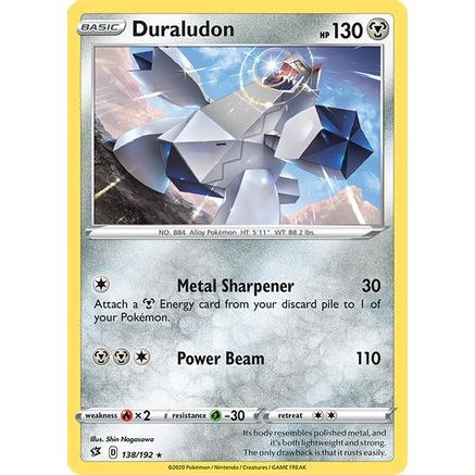Duraludon 138/192 - SWSH02 Rebel Clash Reverse Holofoil
