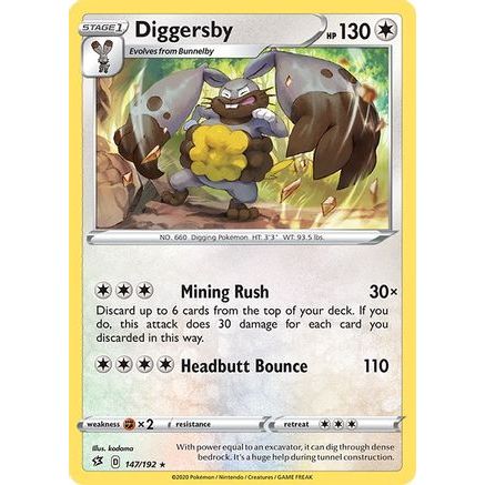 Diggersby 147/192 - SWSH02 Rebel Clash