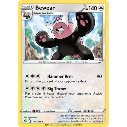 Bewear 150/192 - SWSH02 Rebel Clash