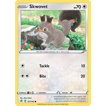 Skwovet 151/192 - SWSH02 Rebel Clash