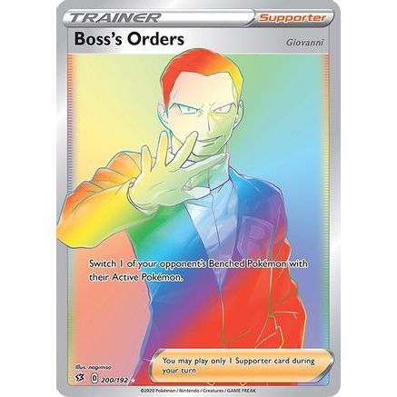 Boss's Orders (Secret) 200/192 - SWSH02 Rebel Clash Holofoil