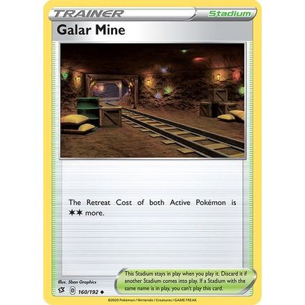 Galar Mine 160/192 - SWSH02 Rebel Clash Reverse Holofoil