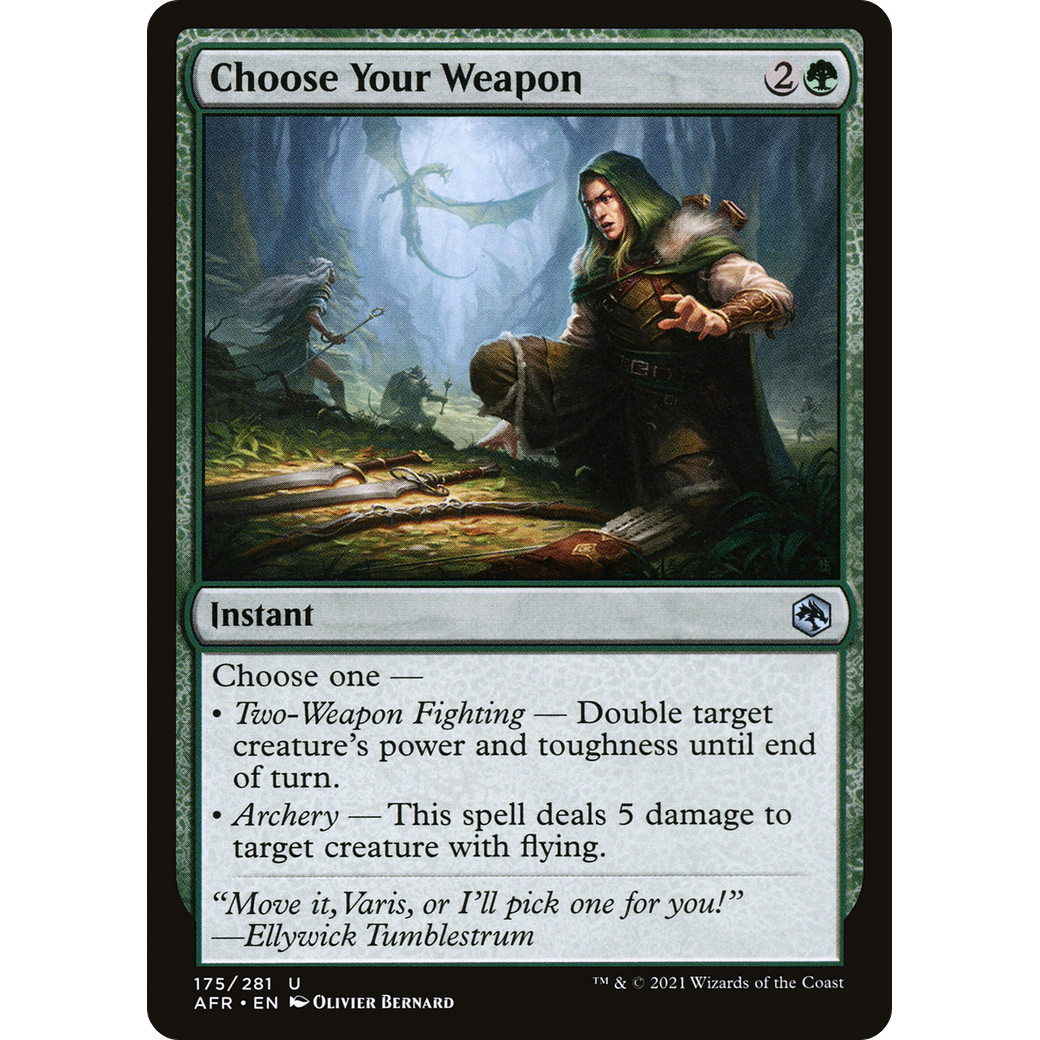 Choose Your Weapon (AFR-175) - Adventures in the Forgotten Realms
