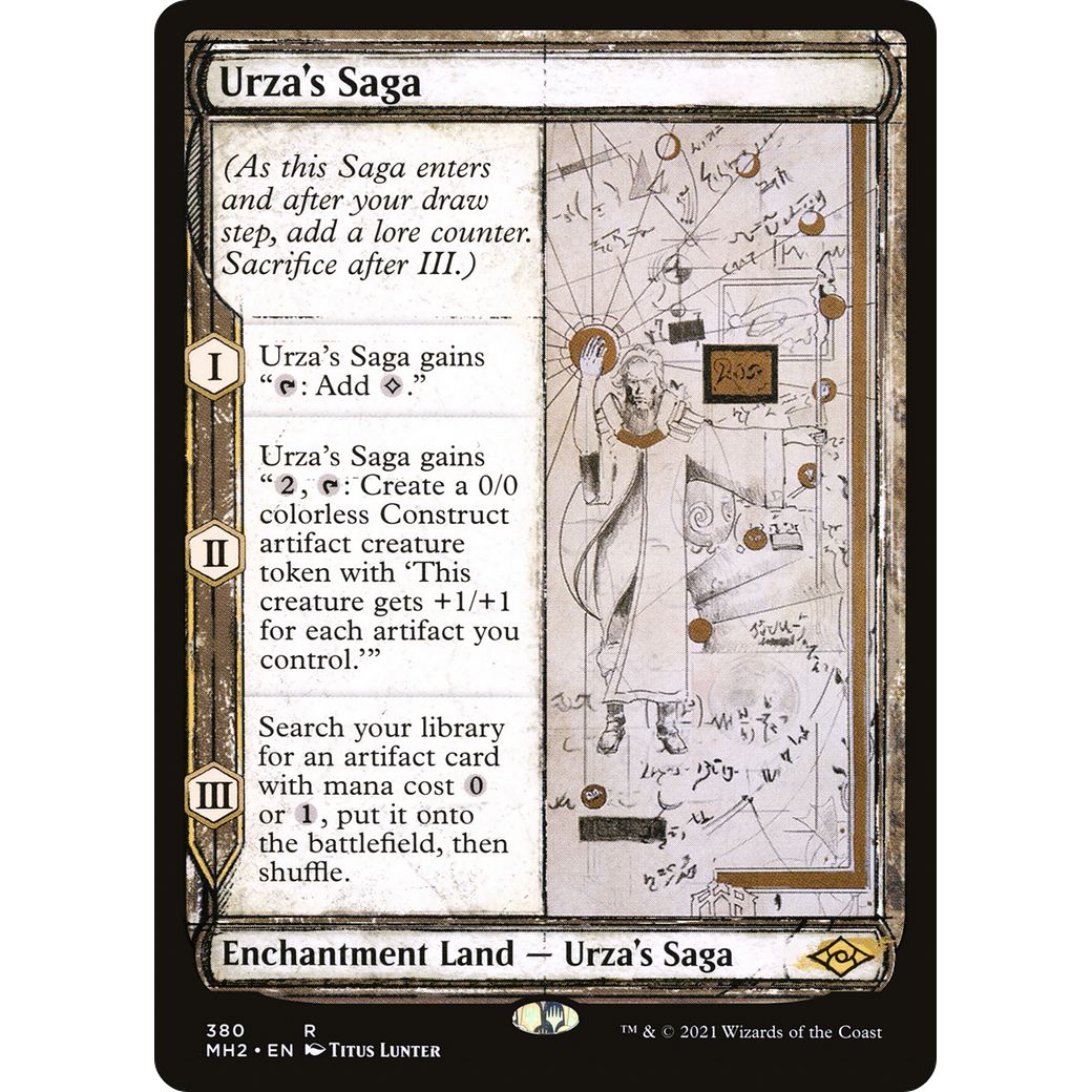 Urza's Saga (Showcase) (MH2-380) - Modern Horizons 2: (Showcase) Foil