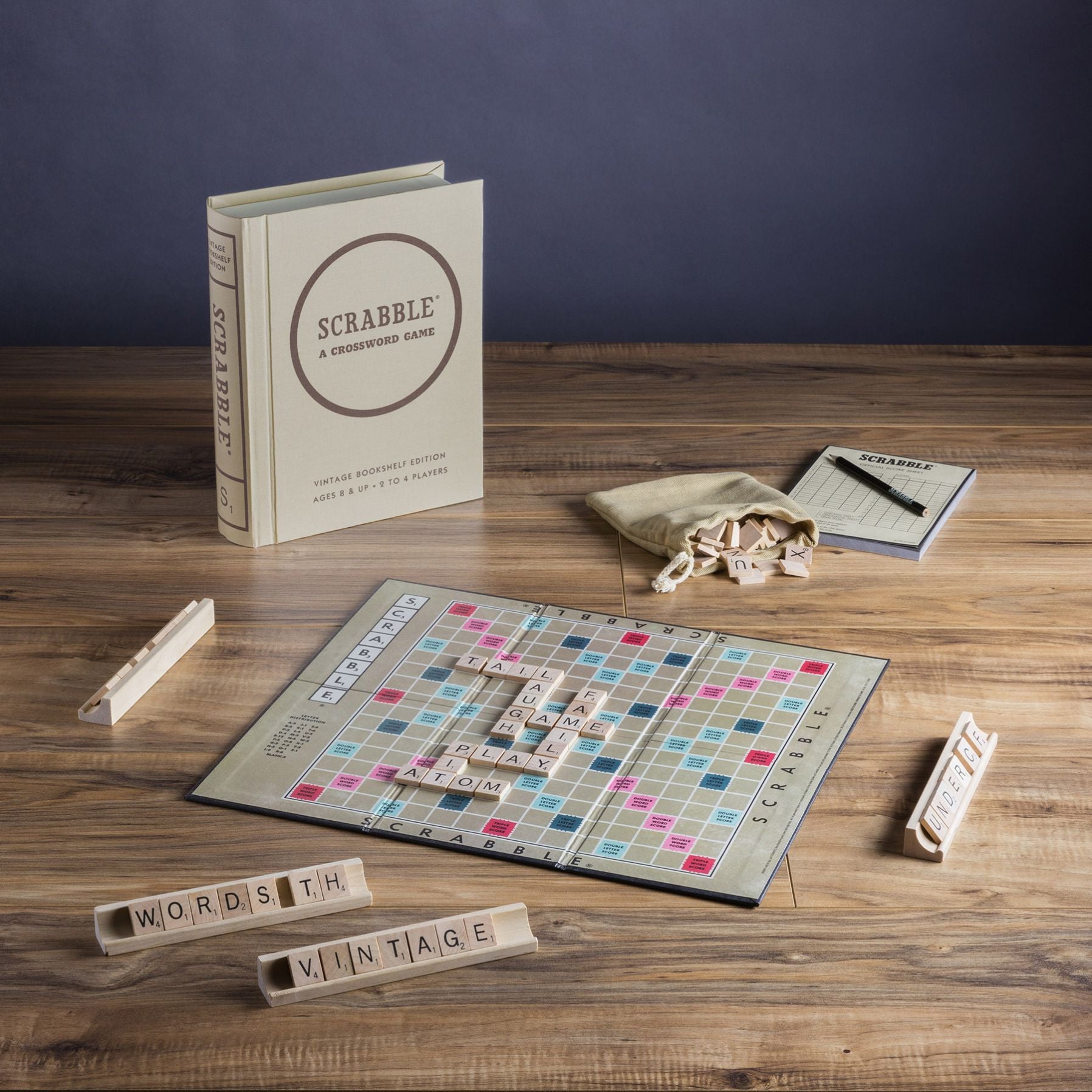 Scrabble (Vintage Bookshelf Edition)