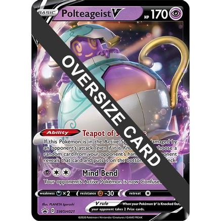 Polteageist V - SWSH021 SWSH021 - Jumbo Cards Holofoil